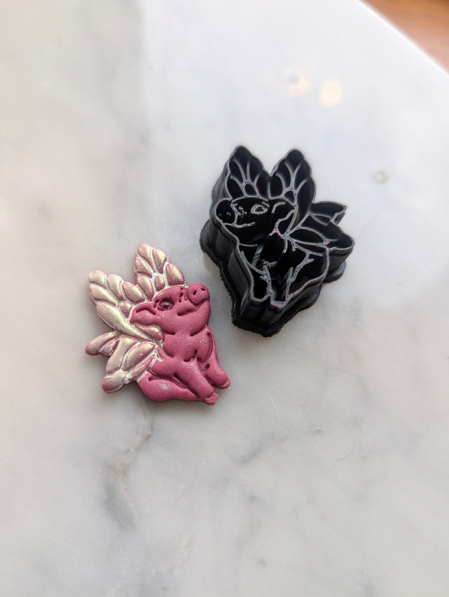 Pixie Pig with Wings Sharp Clay Cutter