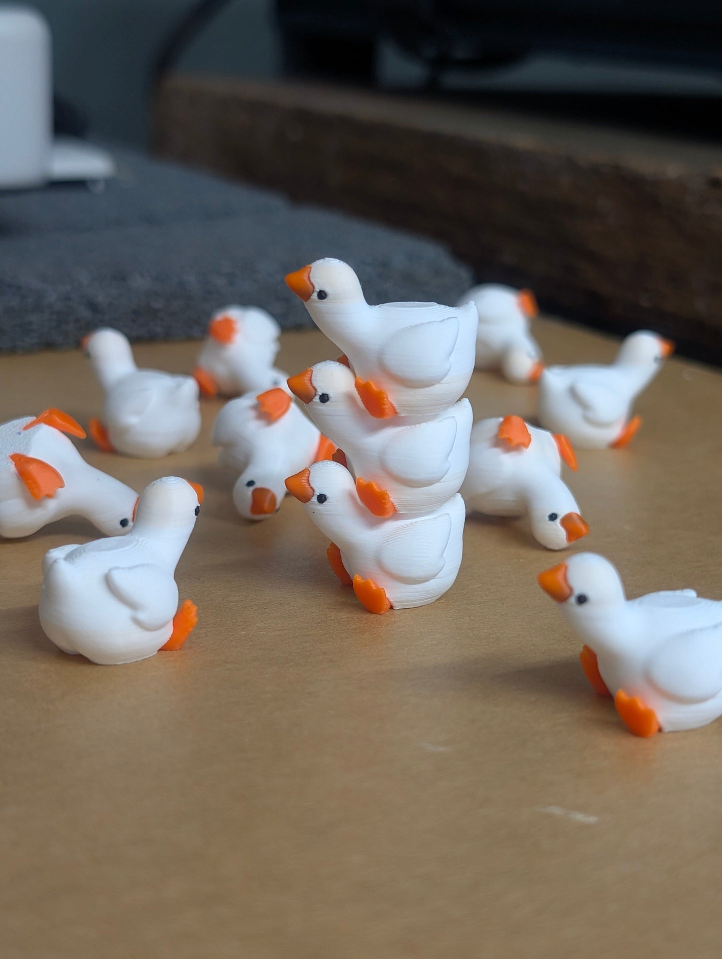10 Geese for Stackable Desk Goose Game