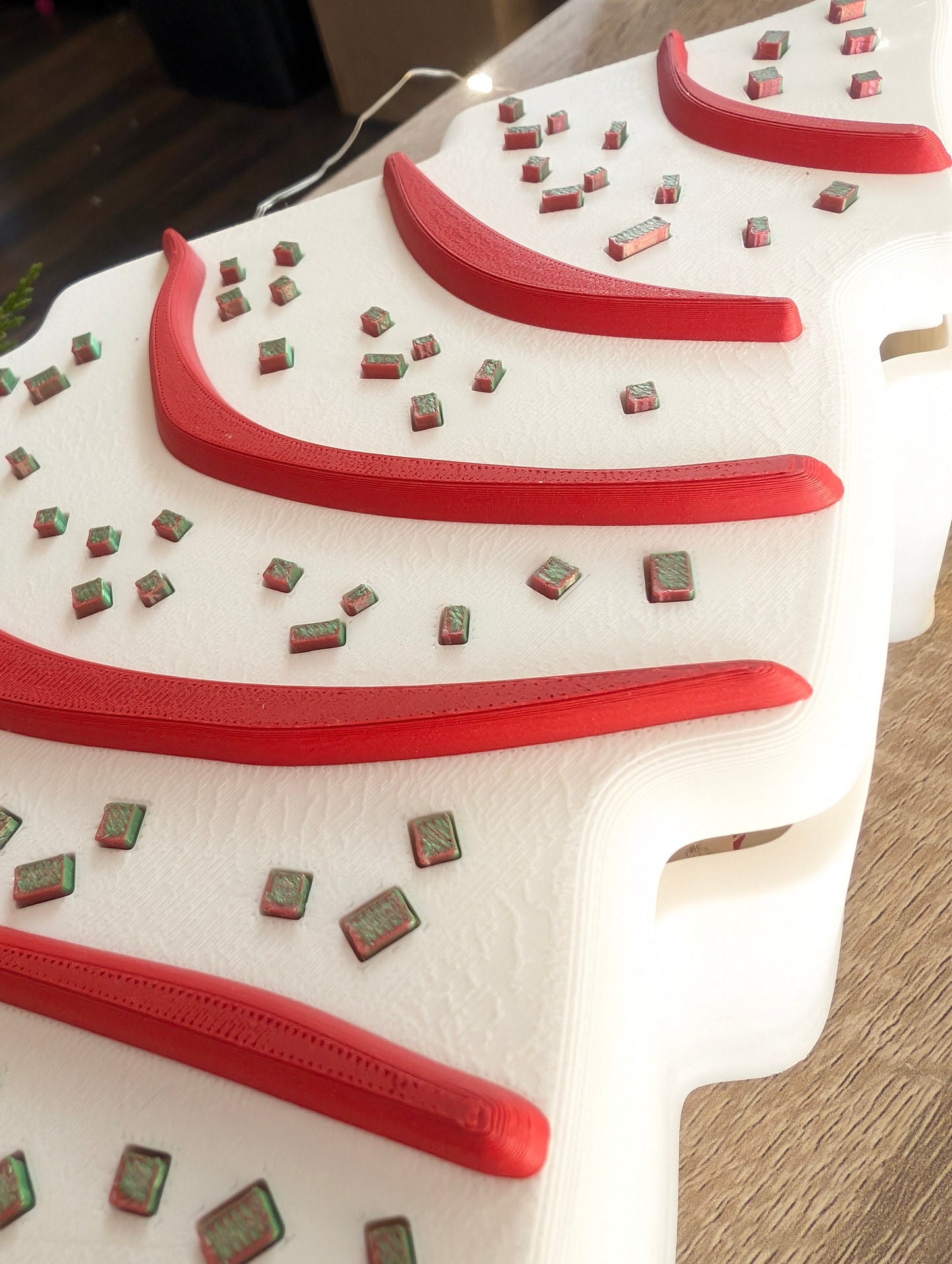 Large Christmas Tree Snack Cake Storage Box