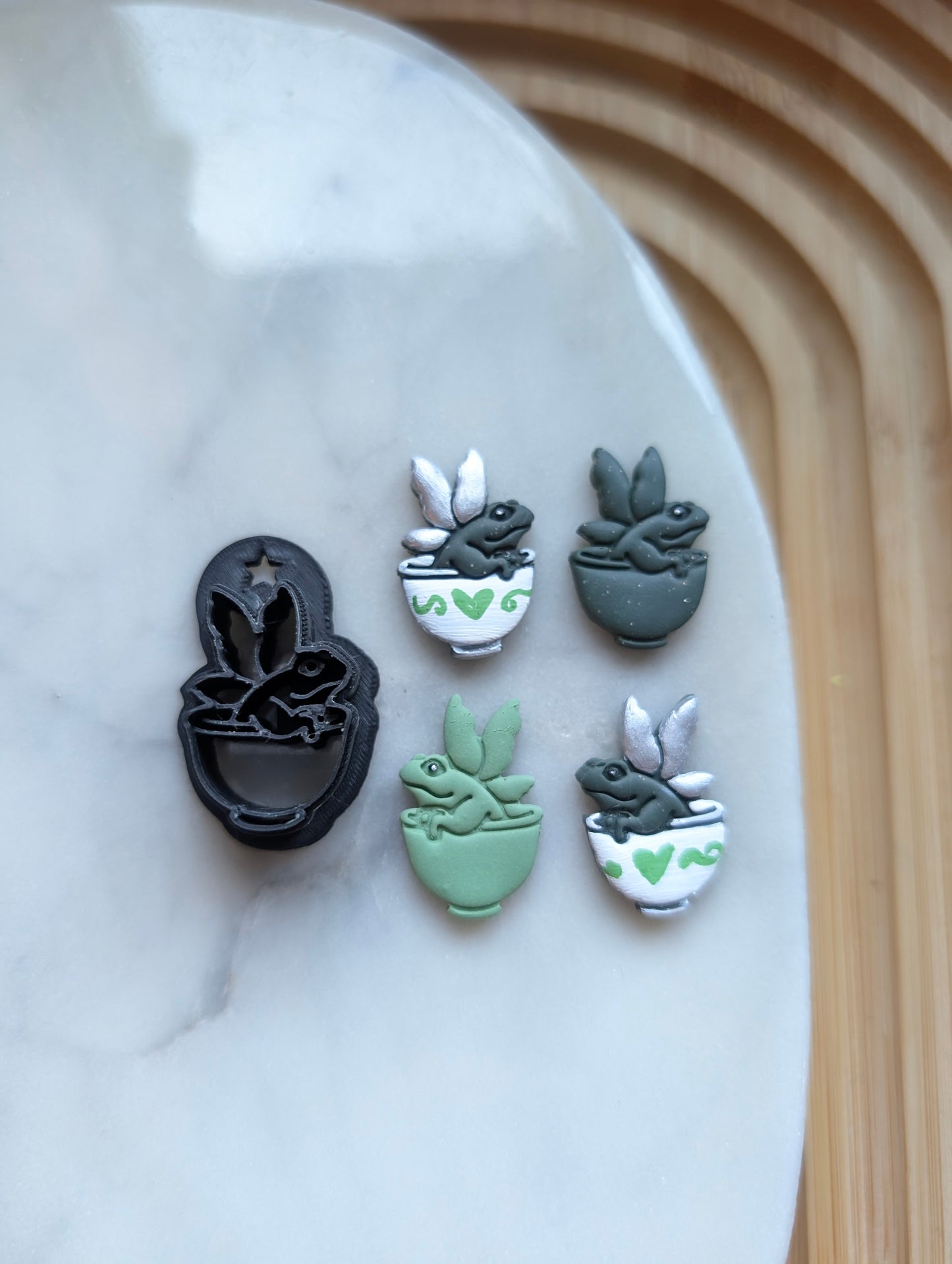 STUD Toad in a Teacup Sharp Clay Cutter
