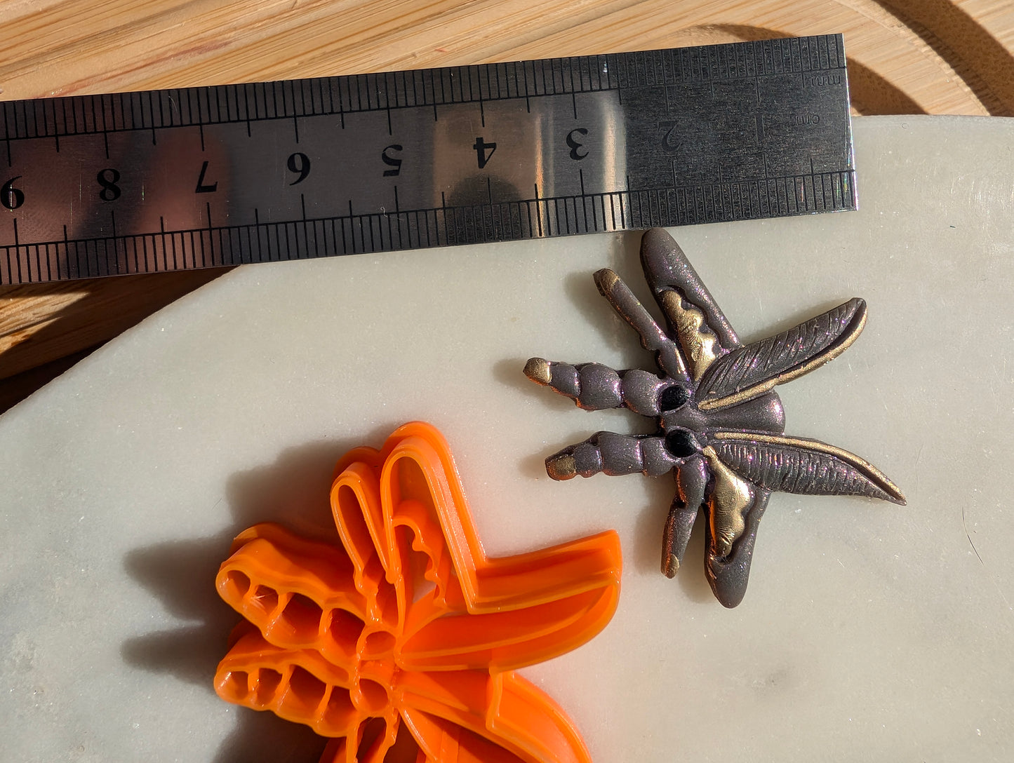 Brandon's Fuzzy Moth Sharp Clay Cutter