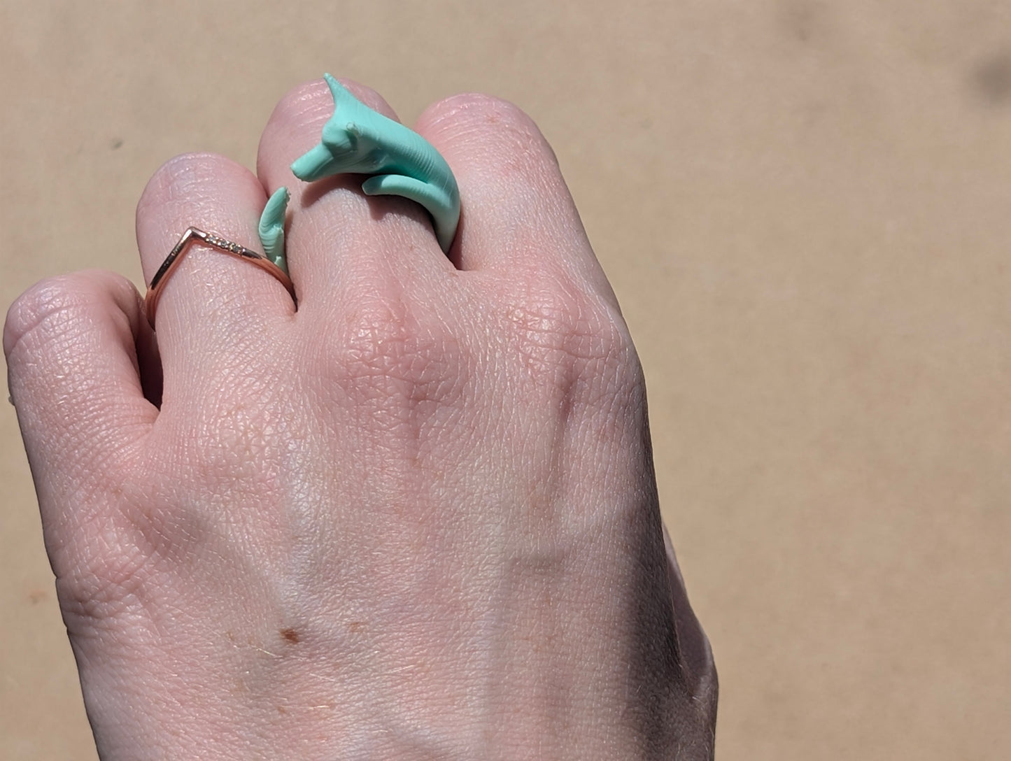 Fox Ring One Size Wrap Around