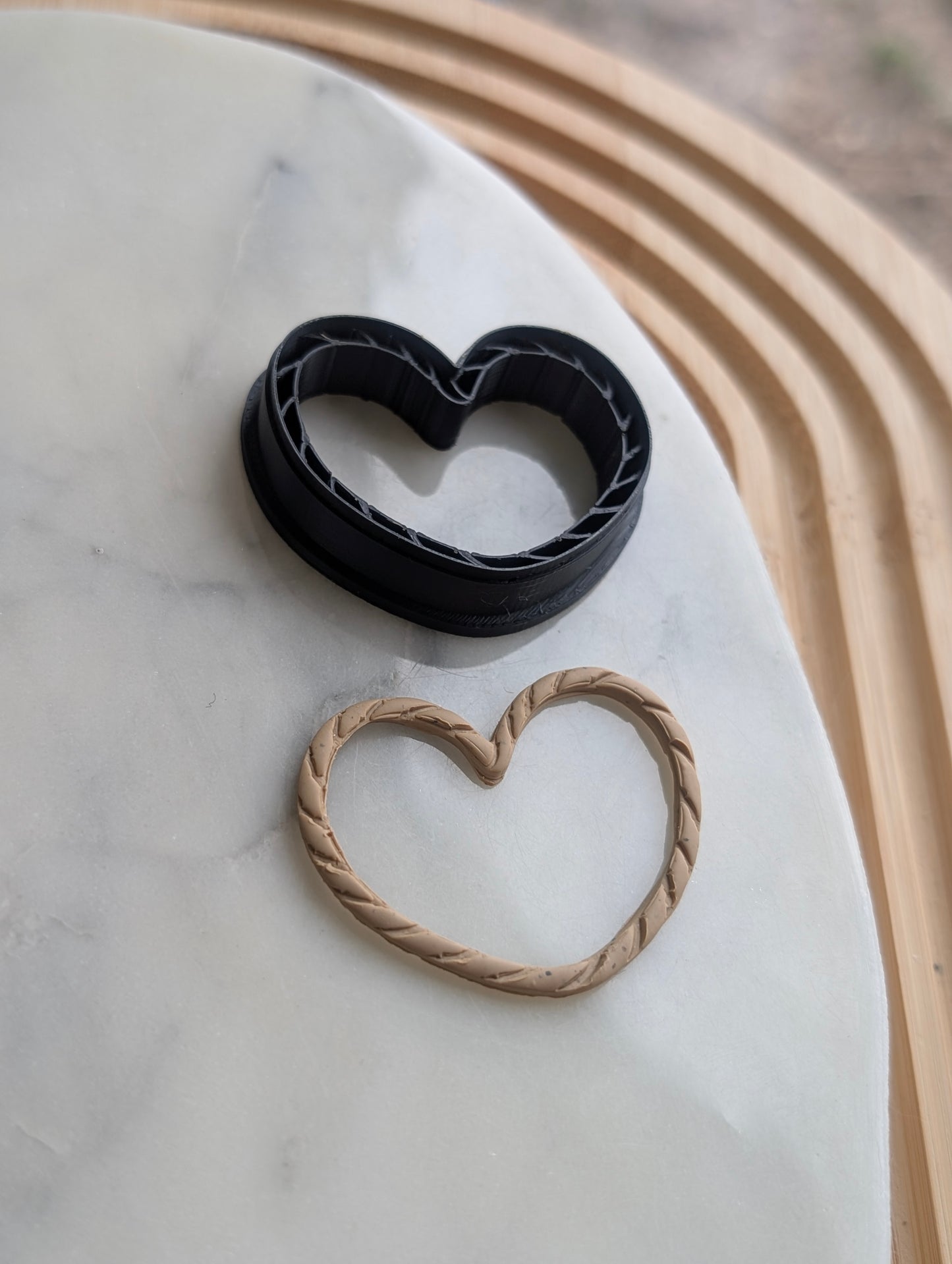 Rope Heart Sharp Clay Cutter
