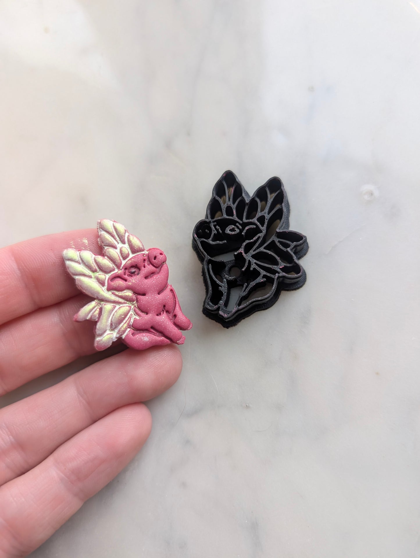 Pixie Pig with Wings Sharp Clay Cutter