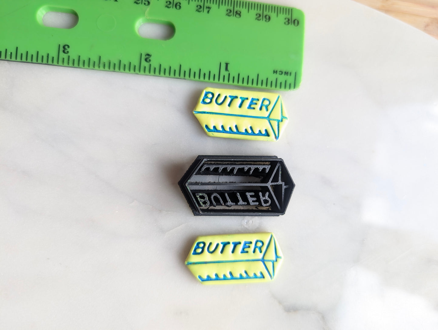 Smaller Stick of Butter Sharp Clay Cutter