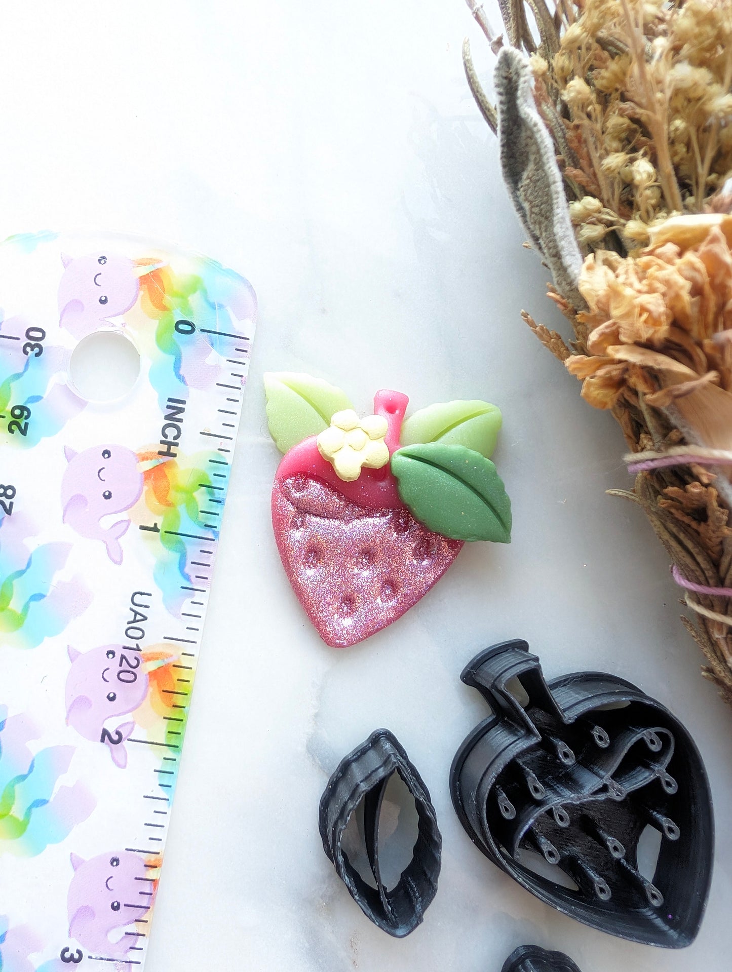 Strawberry Potion Bottle Sharp Clay Cutter