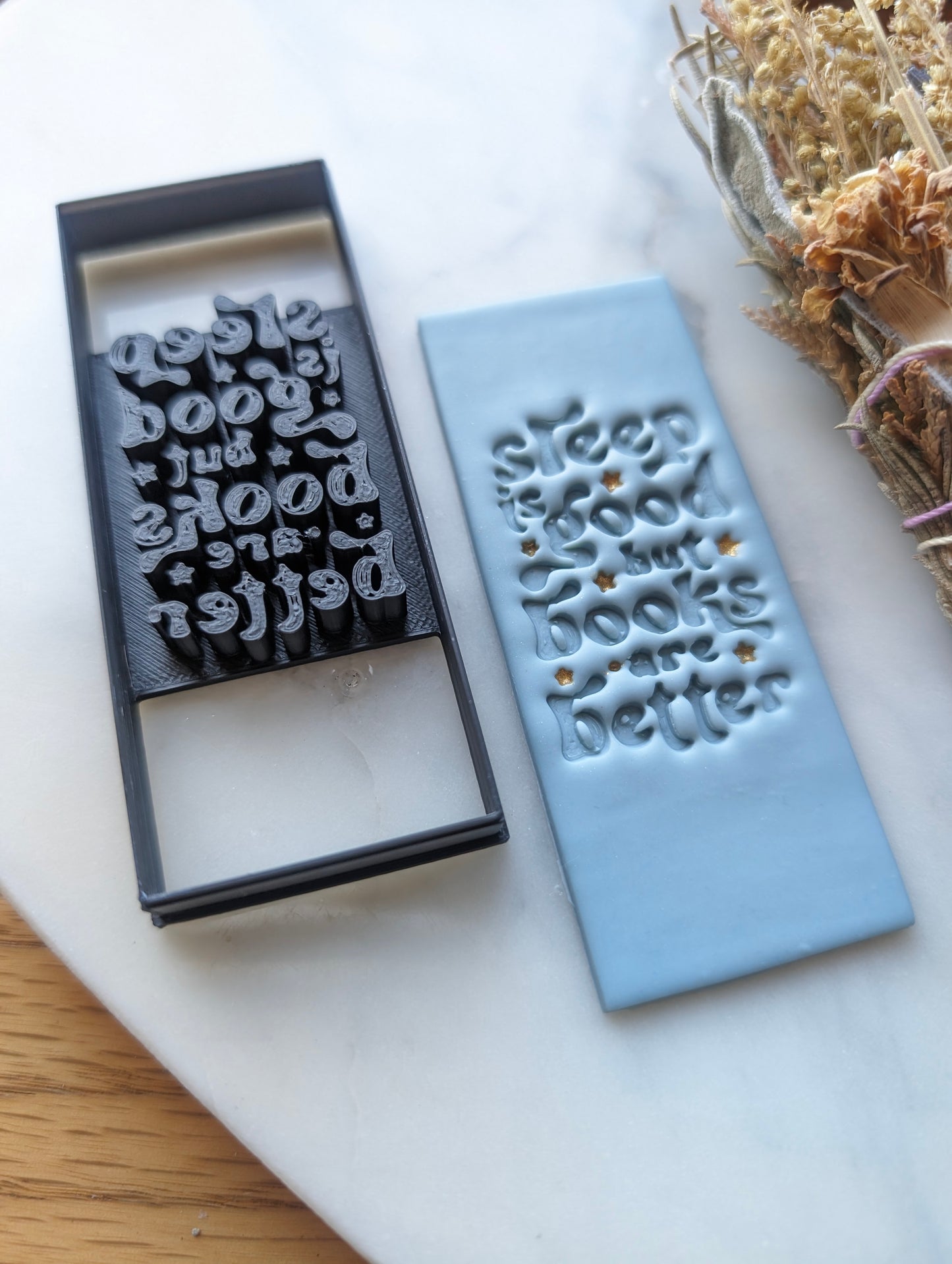 Sleep is Good But Books Are Better Should Be Closed Bookmark Sharp Clay Cutter