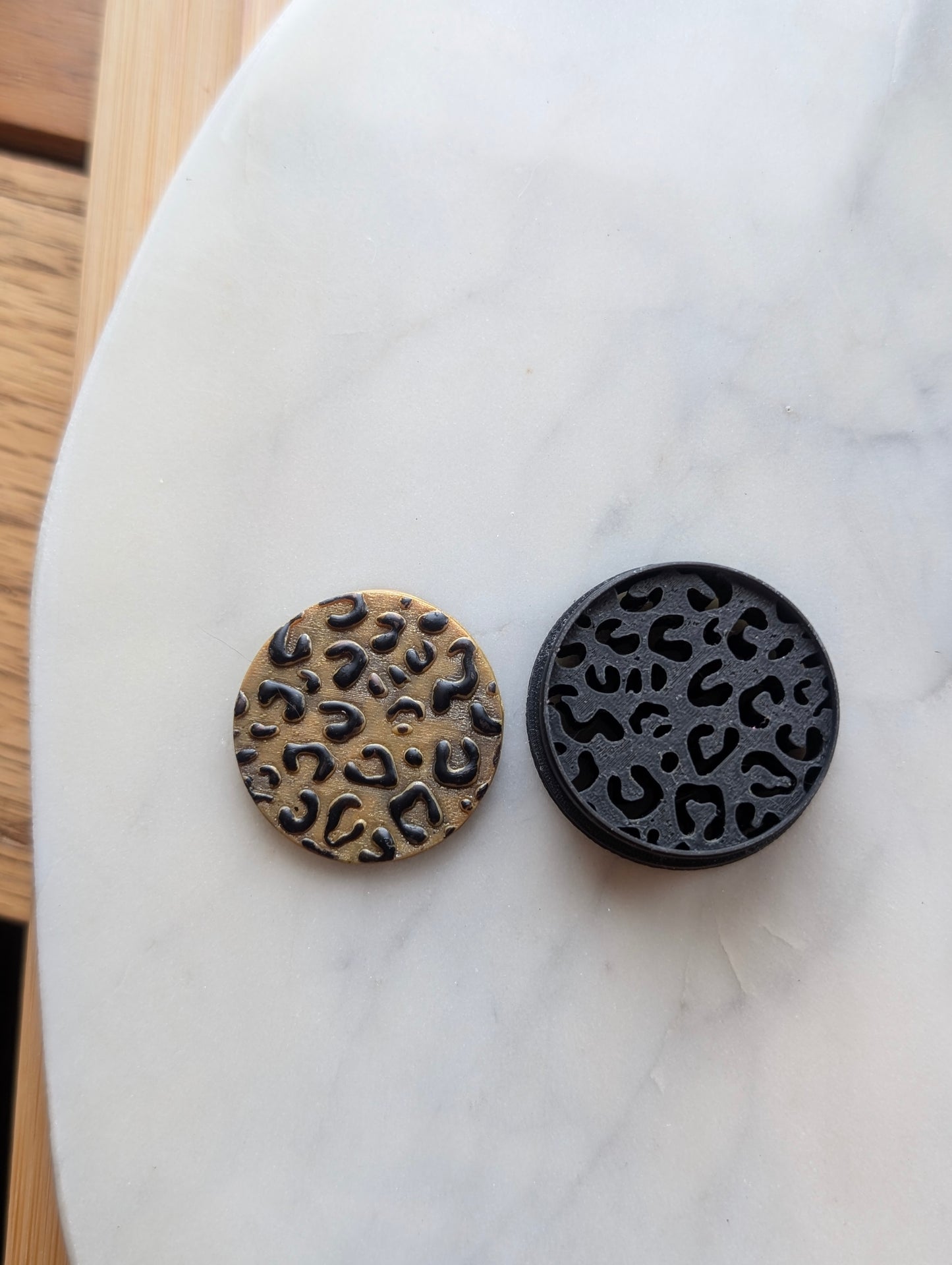 Set of 5 Leopard Print Shapes Sharp Clay Cutter