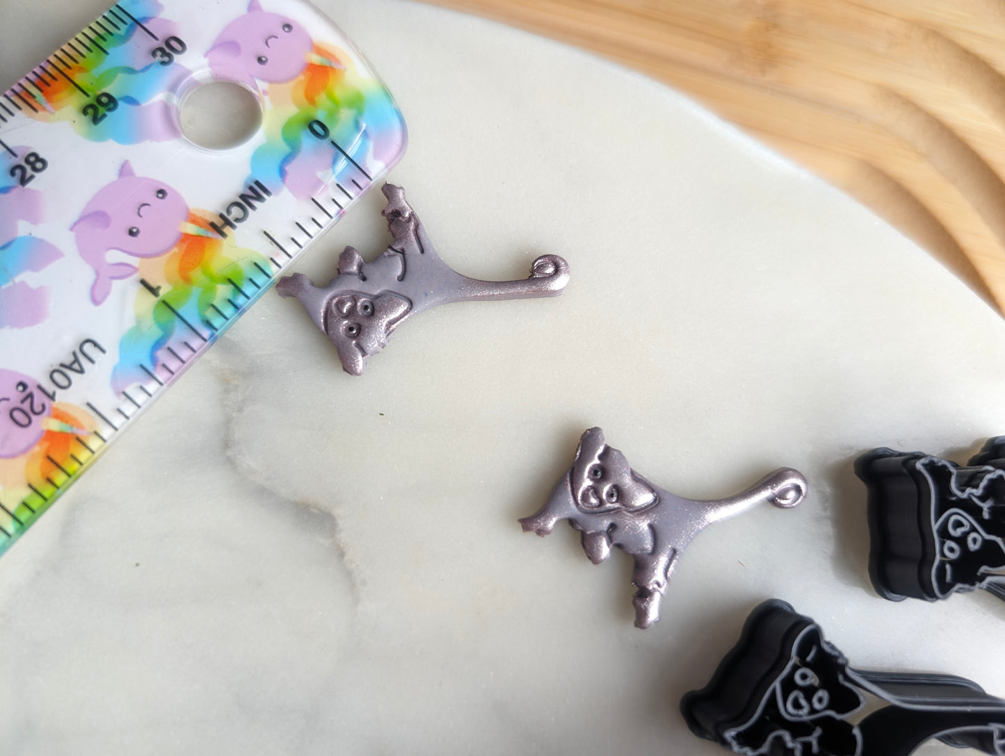 Curious Possum Hanging by Tail Sharp Clay Cutter