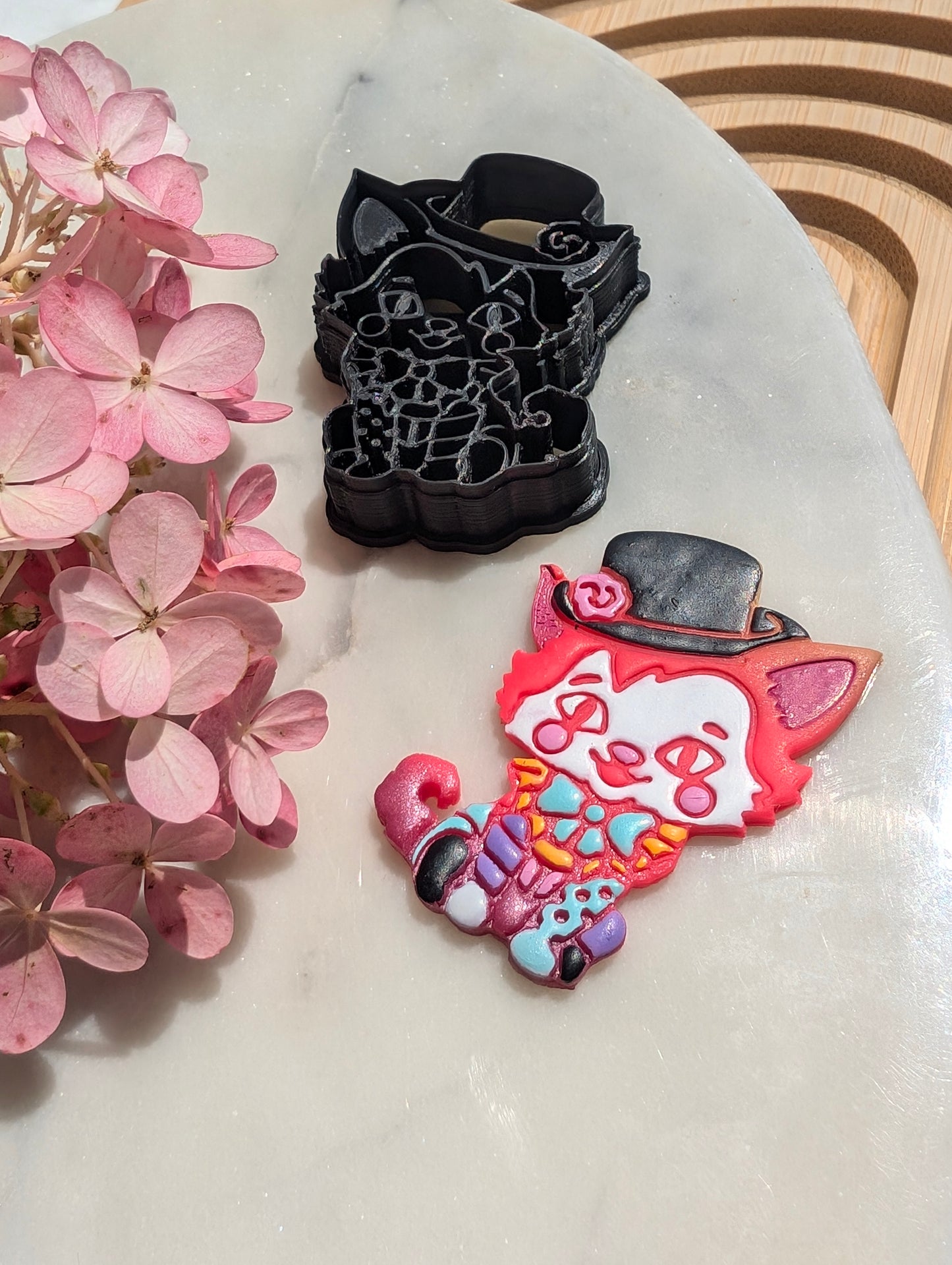 Circus Clown Kitty Cat Sharp Clay Cutter