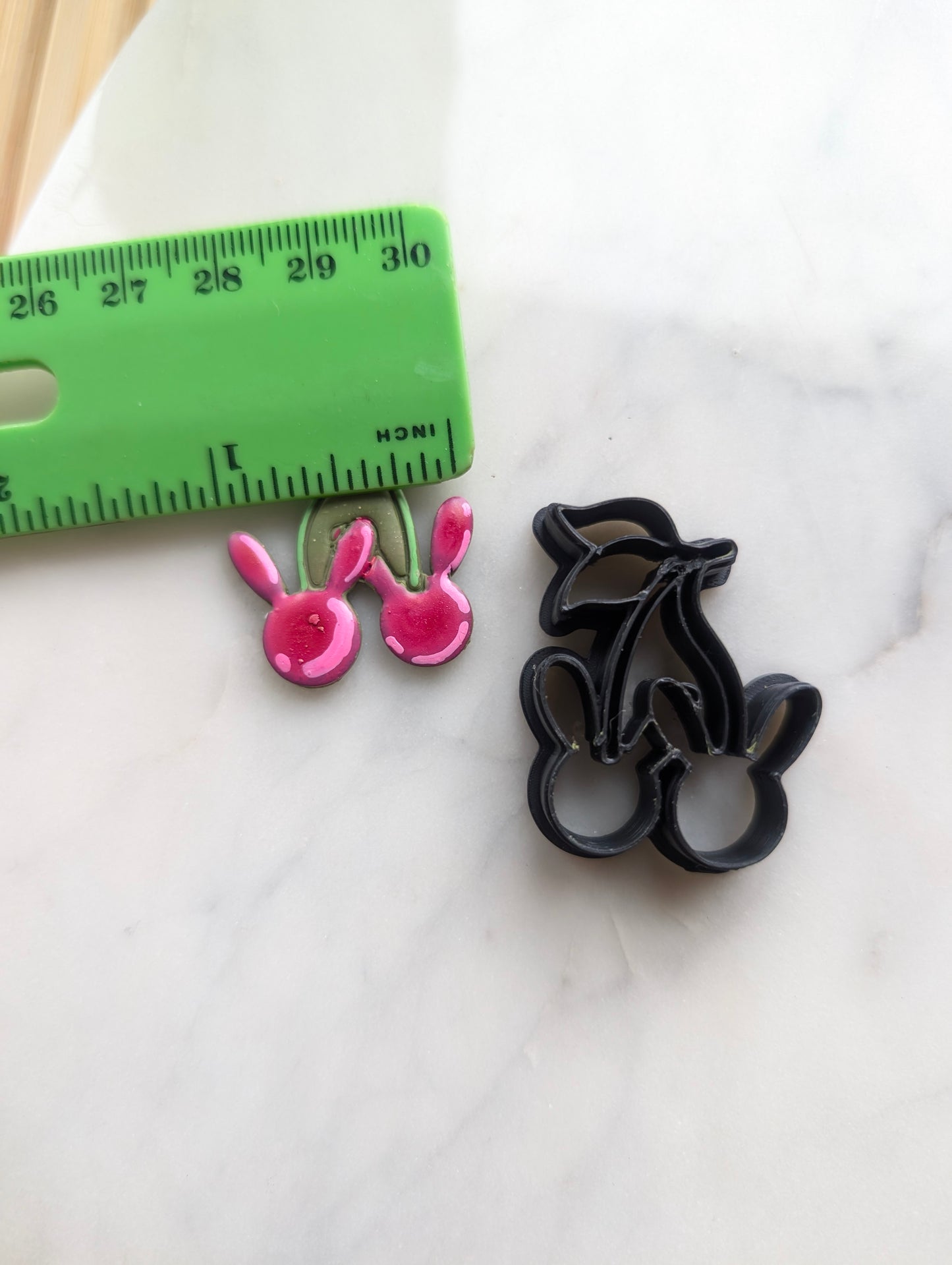 Bunny Rabbit Head Shaped Cherries Sharp Clay Cutter