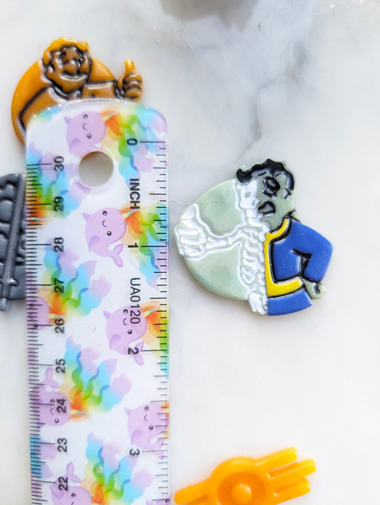 Set of 4 Fallout Shelter Themed Atomic Sharp Clay Cutters