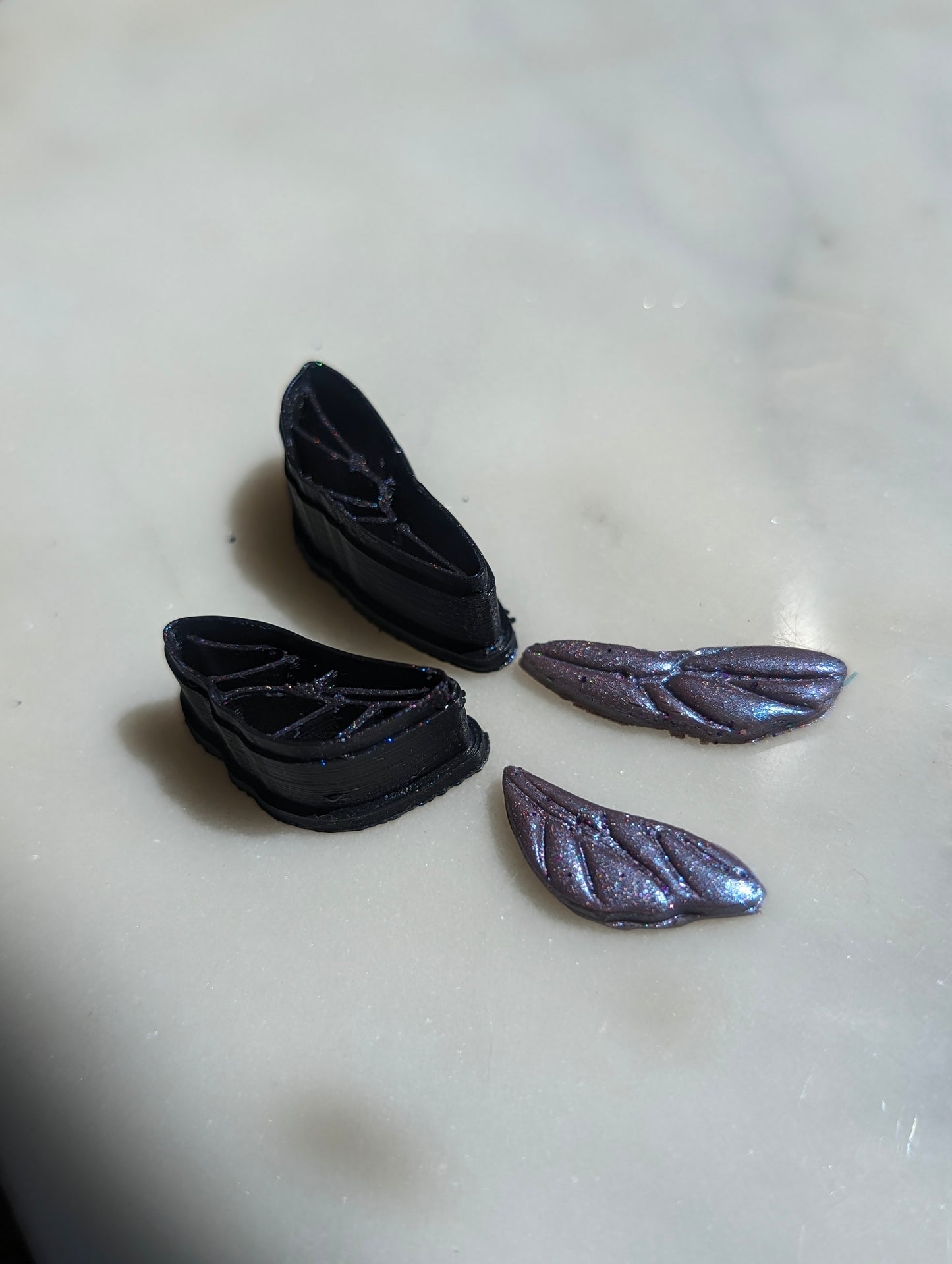 Set of Tiny Dragonfly Wings Sharp Clay Cutter
