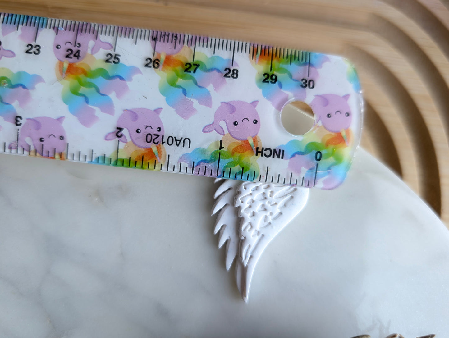 Medium Layered 2 Piece Wing Set Sharp Clay Cutter