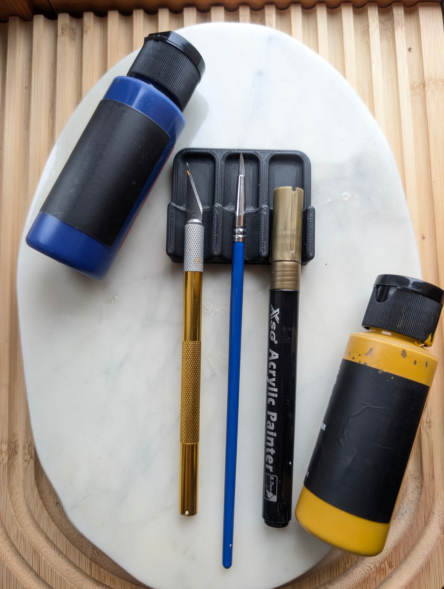 Utensil Rest for Paint Brushes, Pens, Markers, and More