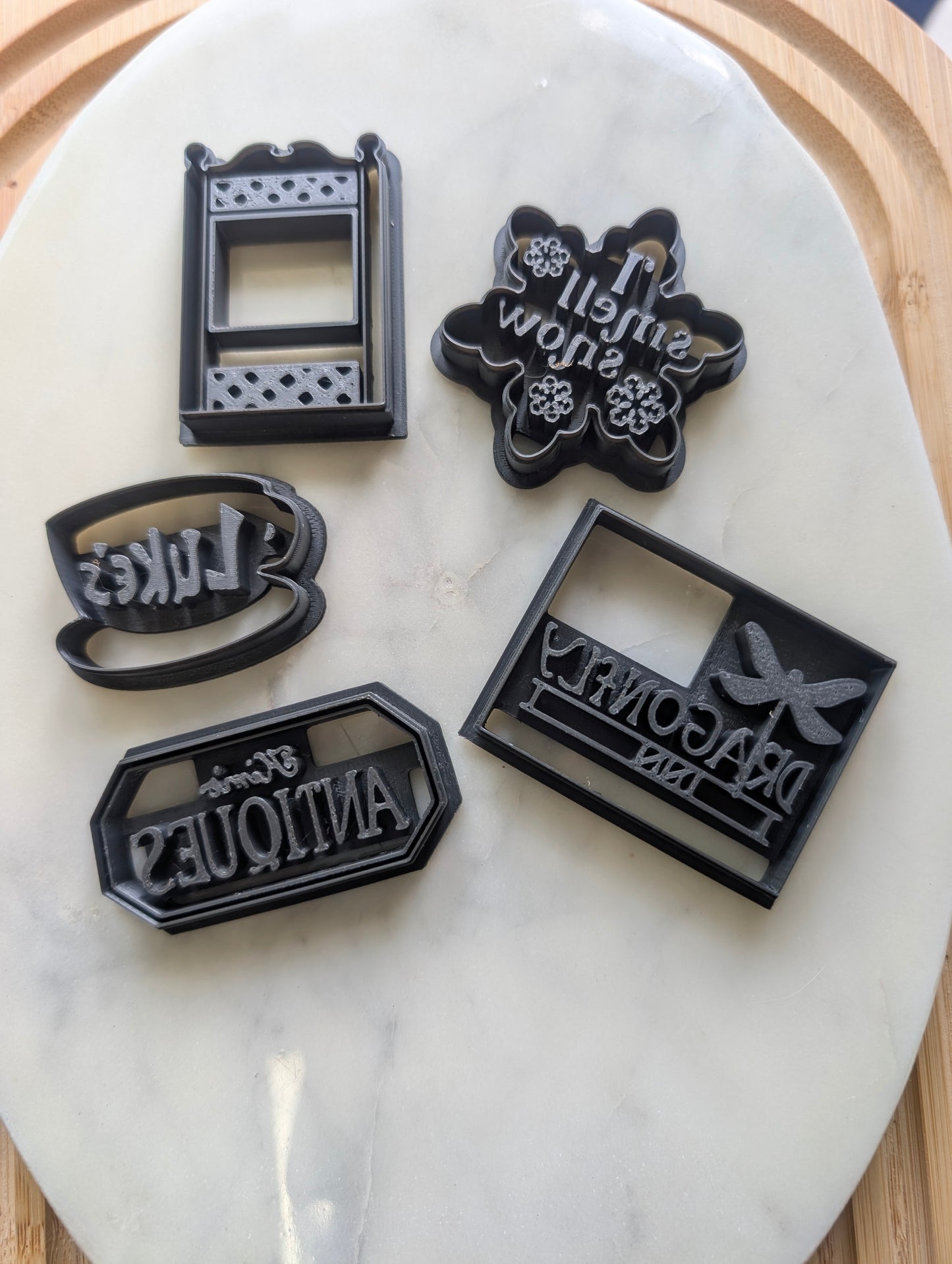 5 Girls of Gilmore Inspired Sets - Embossed Detailed Sharp Clay Cutters