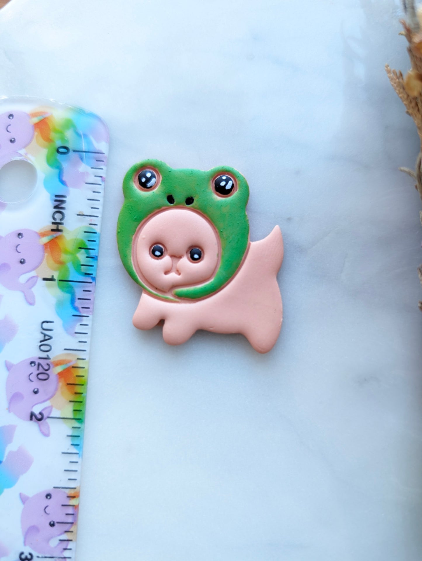 Cat Wearing Frog Hat Sharp Clay Cutter