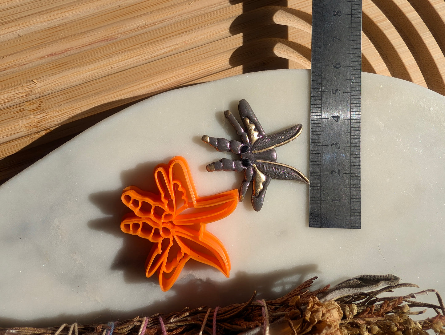 Brandon's Fuzzy Moth Sharp Clay Cutter