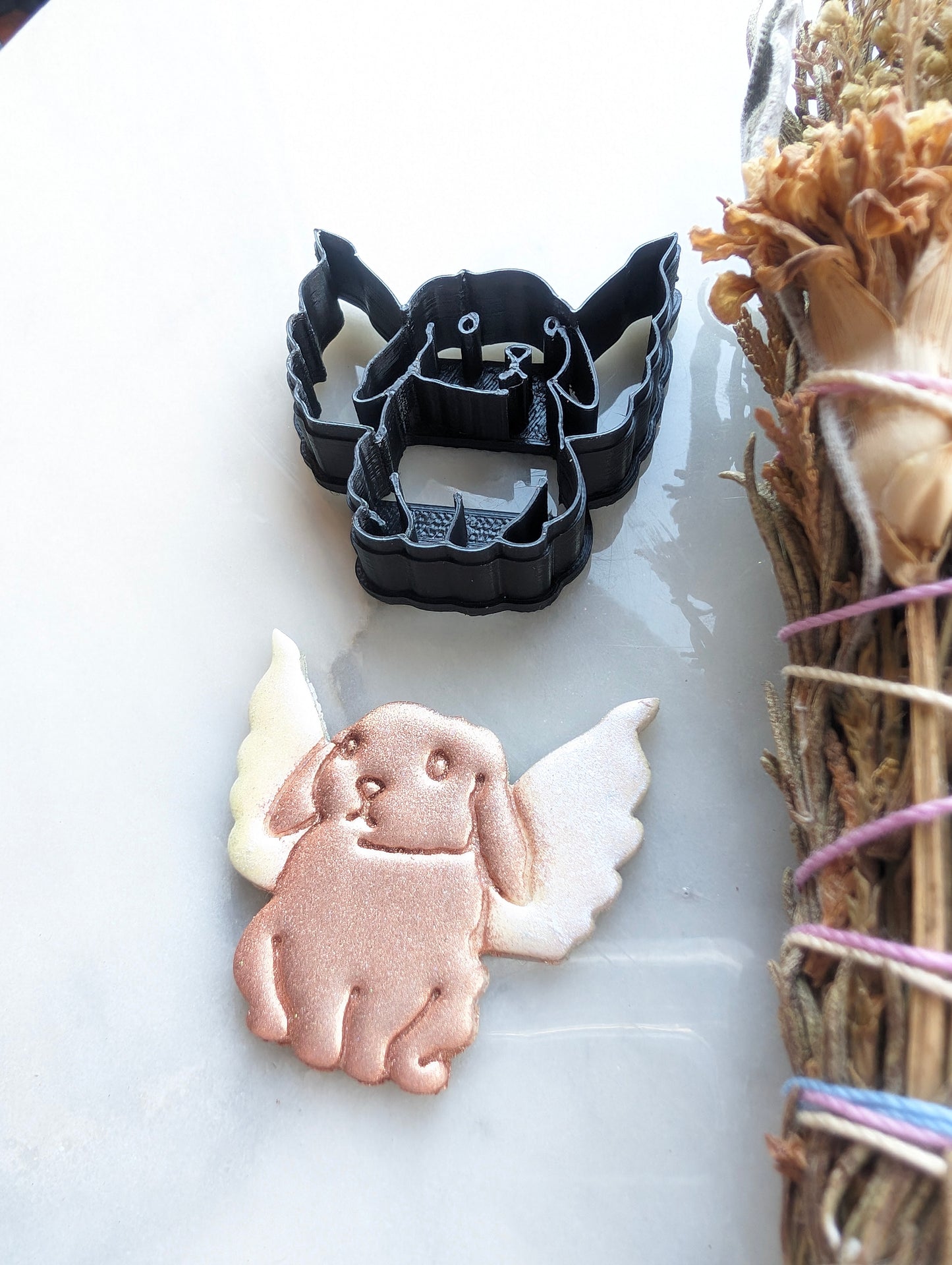 Bunny Rabbit with Wings Sharp Clay Cutter