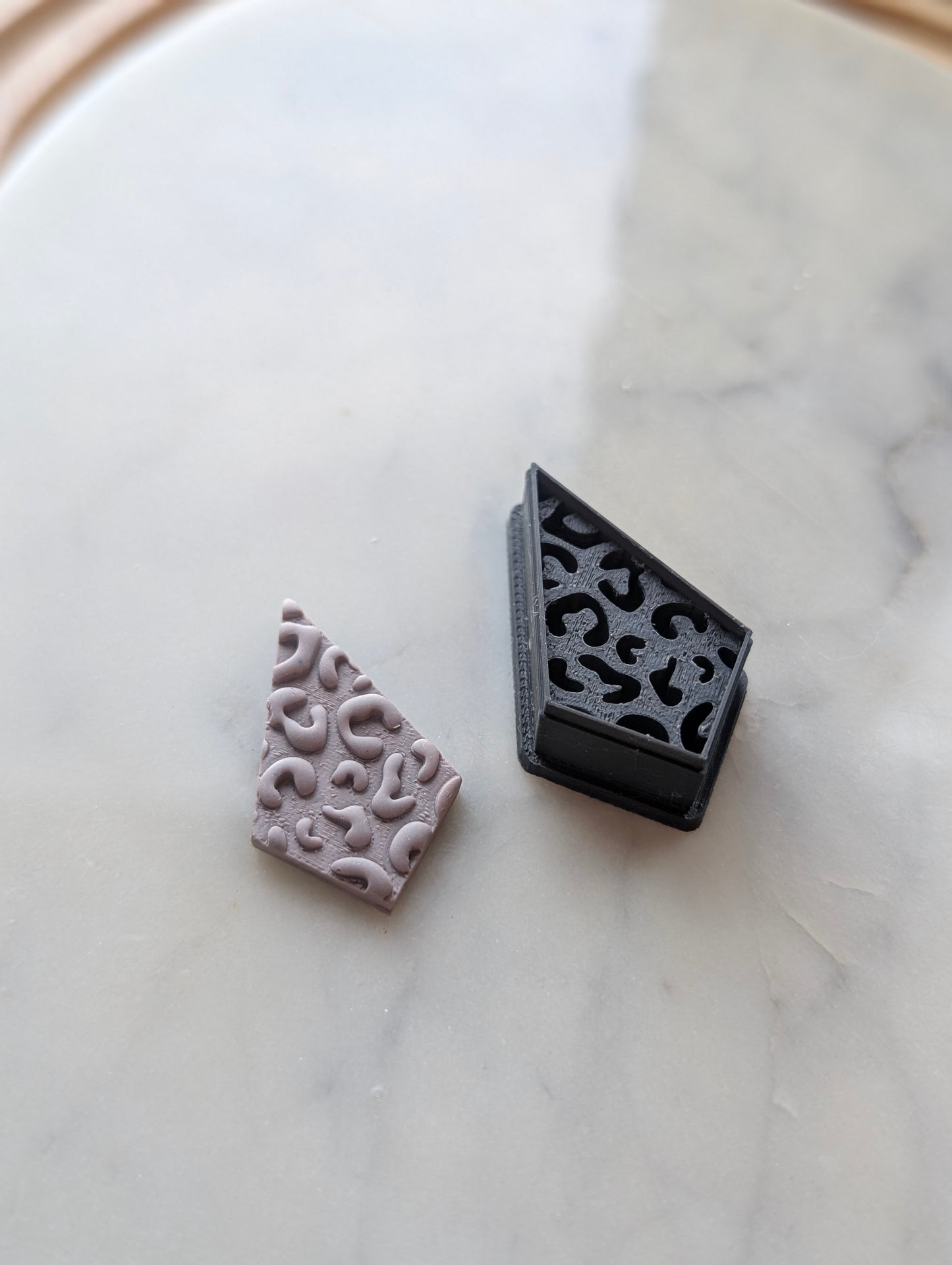 Set of 5 Leopard Print Shapes Sharp Clay Cutter