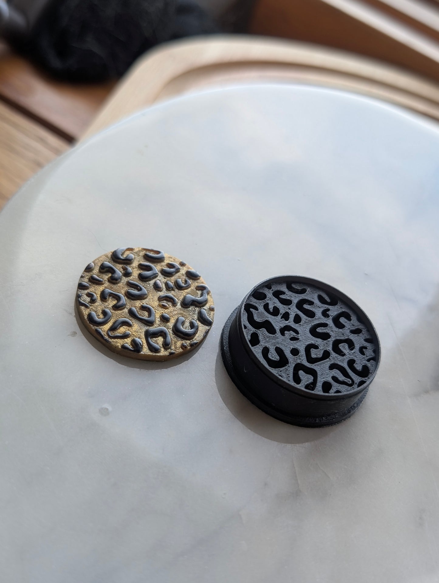 Leopard Print Circle Sharp Clay Cutter