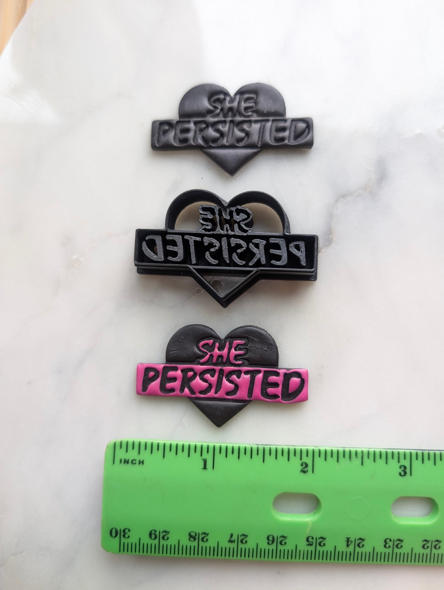 She Persisted Heart Sharp Clay Cutter