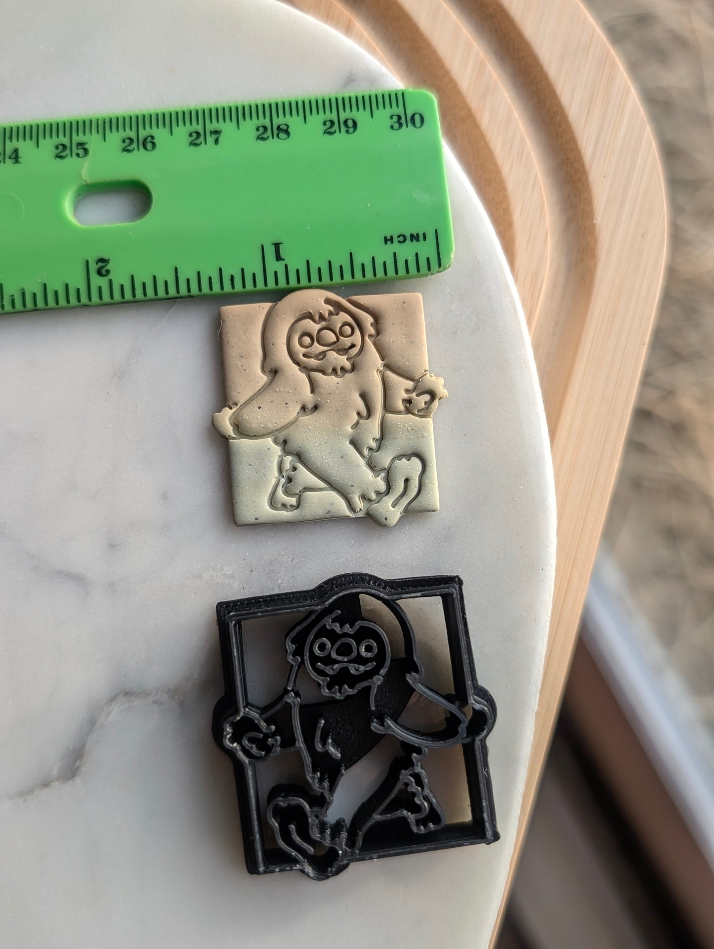 Sasquatch BigFoot Monster Cryptid Sharp Clay Cutter