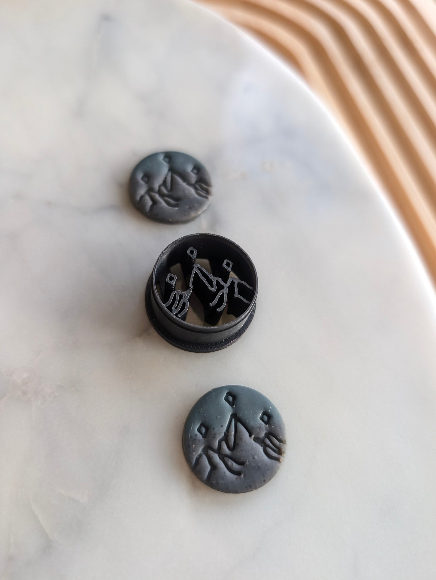 Small Night Court Ramiel Mountains Sharp Clay Cutter