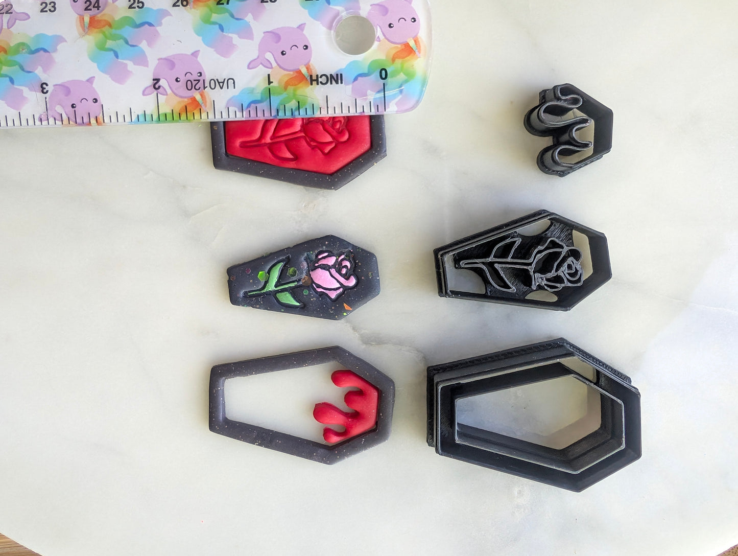 3 Piece Coffin Loop Sharp Clay Cutter