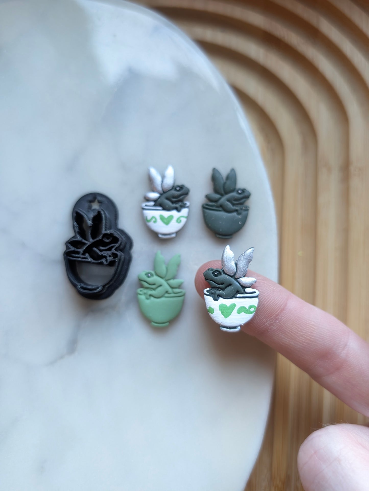 STUD Toad in a Teacup Sharp Clay Cutter