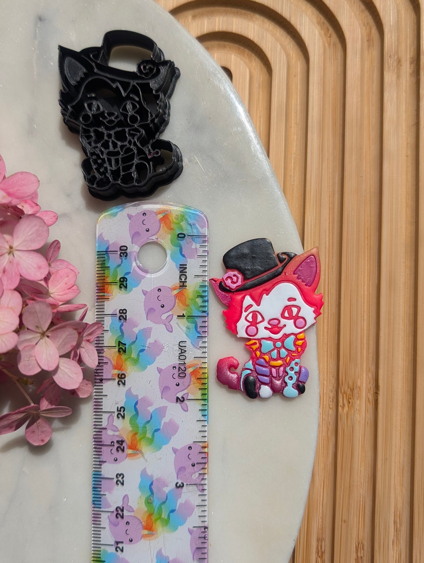 Circus Clown Kitty Cat Sharp Clay Cutter