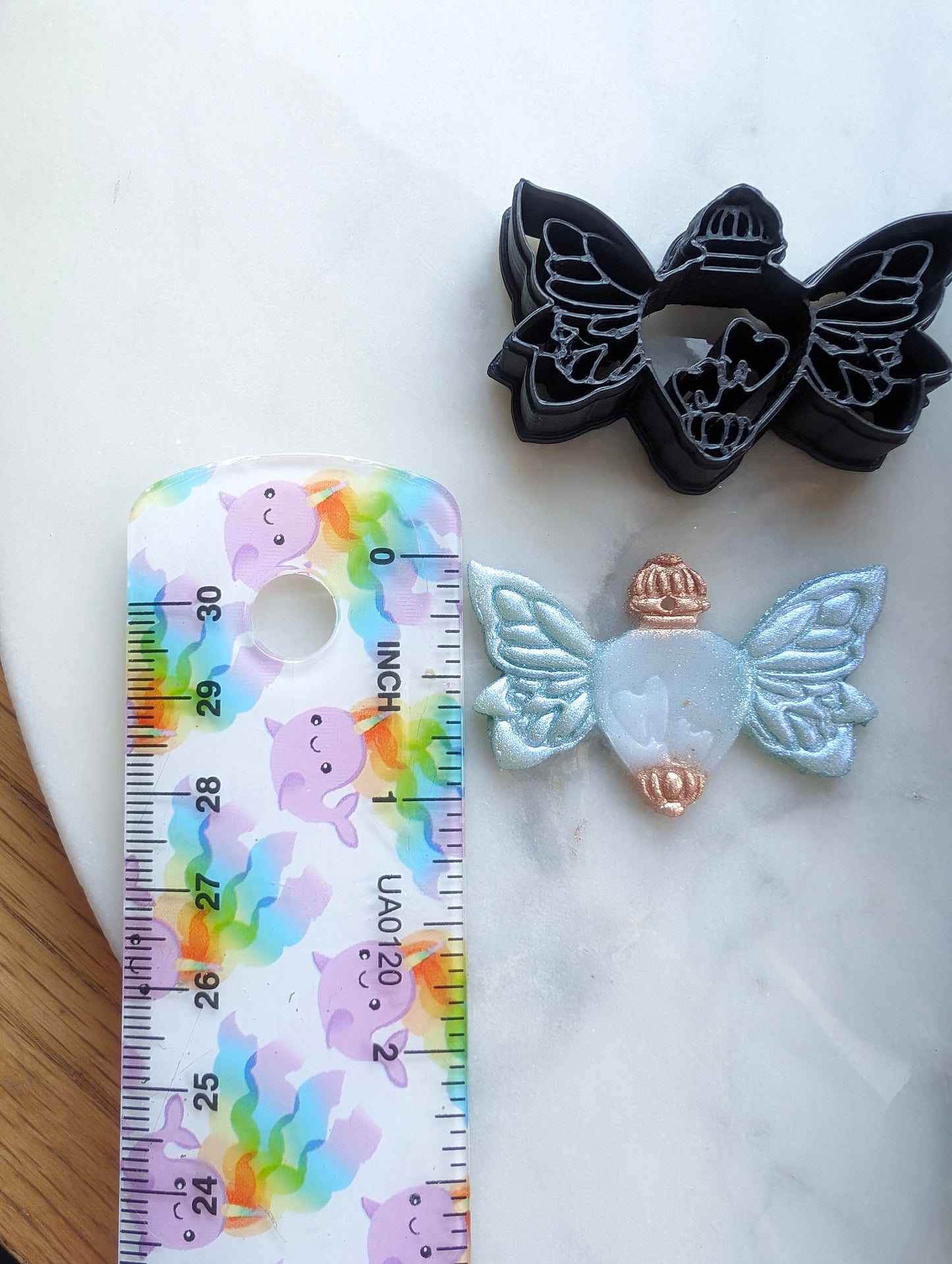 Tooth Fairy Potion Bottle with Wings Sharp Clay Cutter