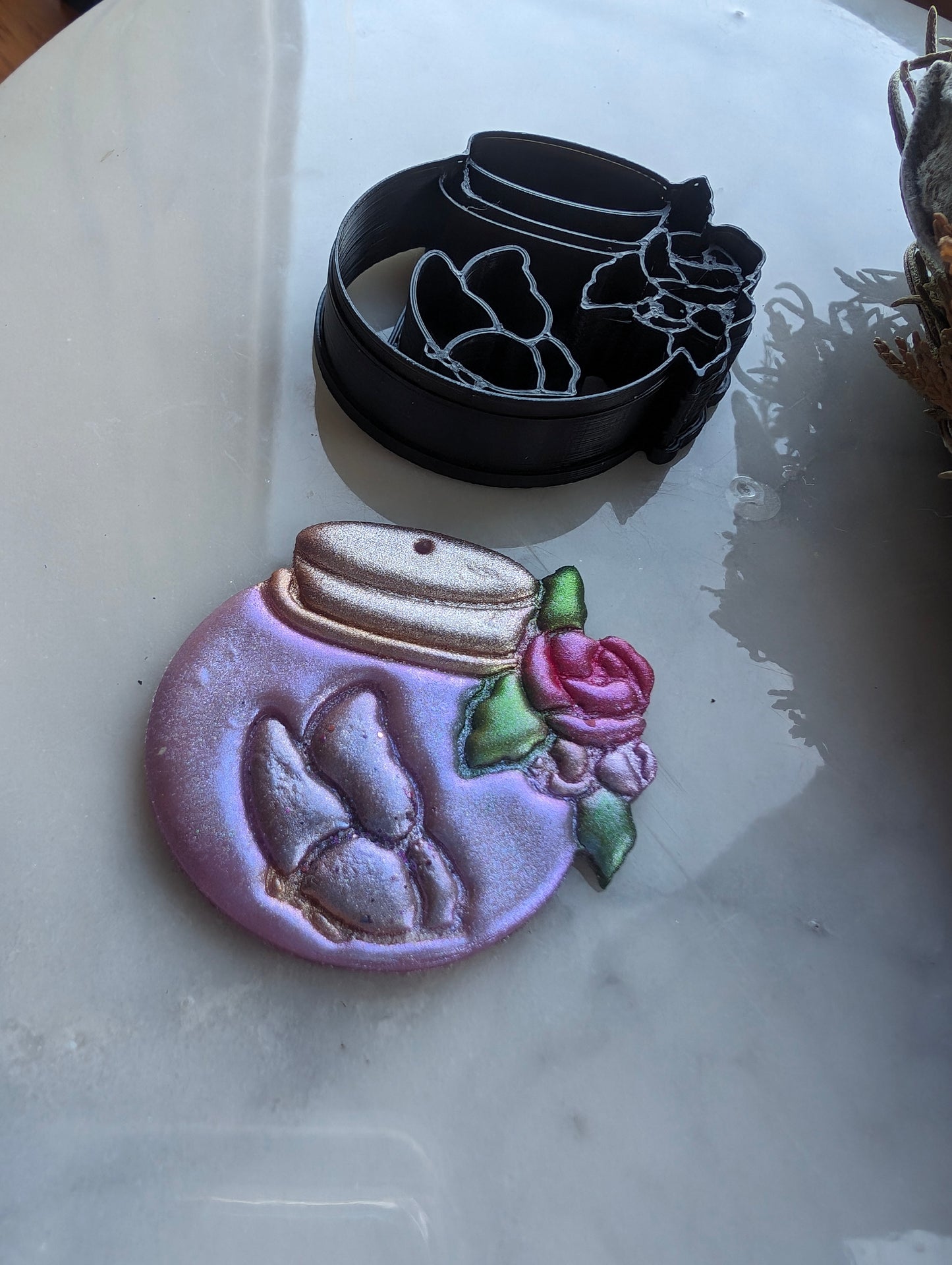 Butterfly Potion Bottle Sharp Clay Cutter