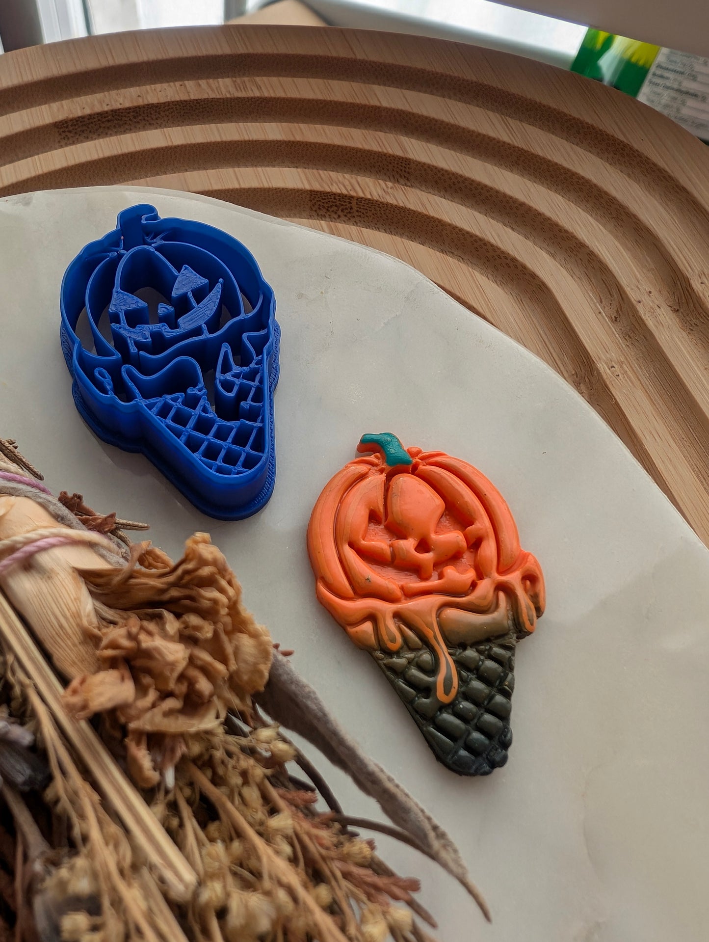 Jack O Lantern Ice Cream Cone Sharp Clay Cutter