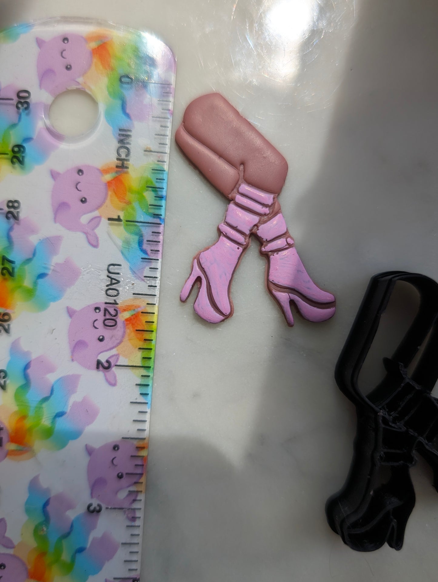 Sexy Legs with Tall Boots Sharp Clay Cutter