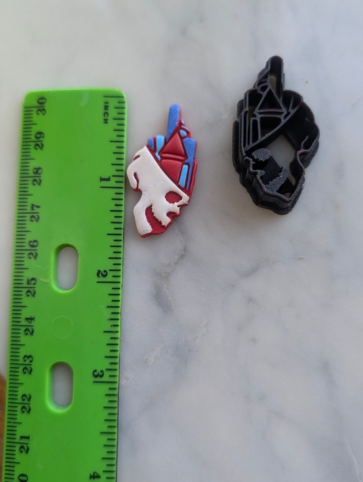 Skull Bowl of Fireworks Sharp Clay Cutter