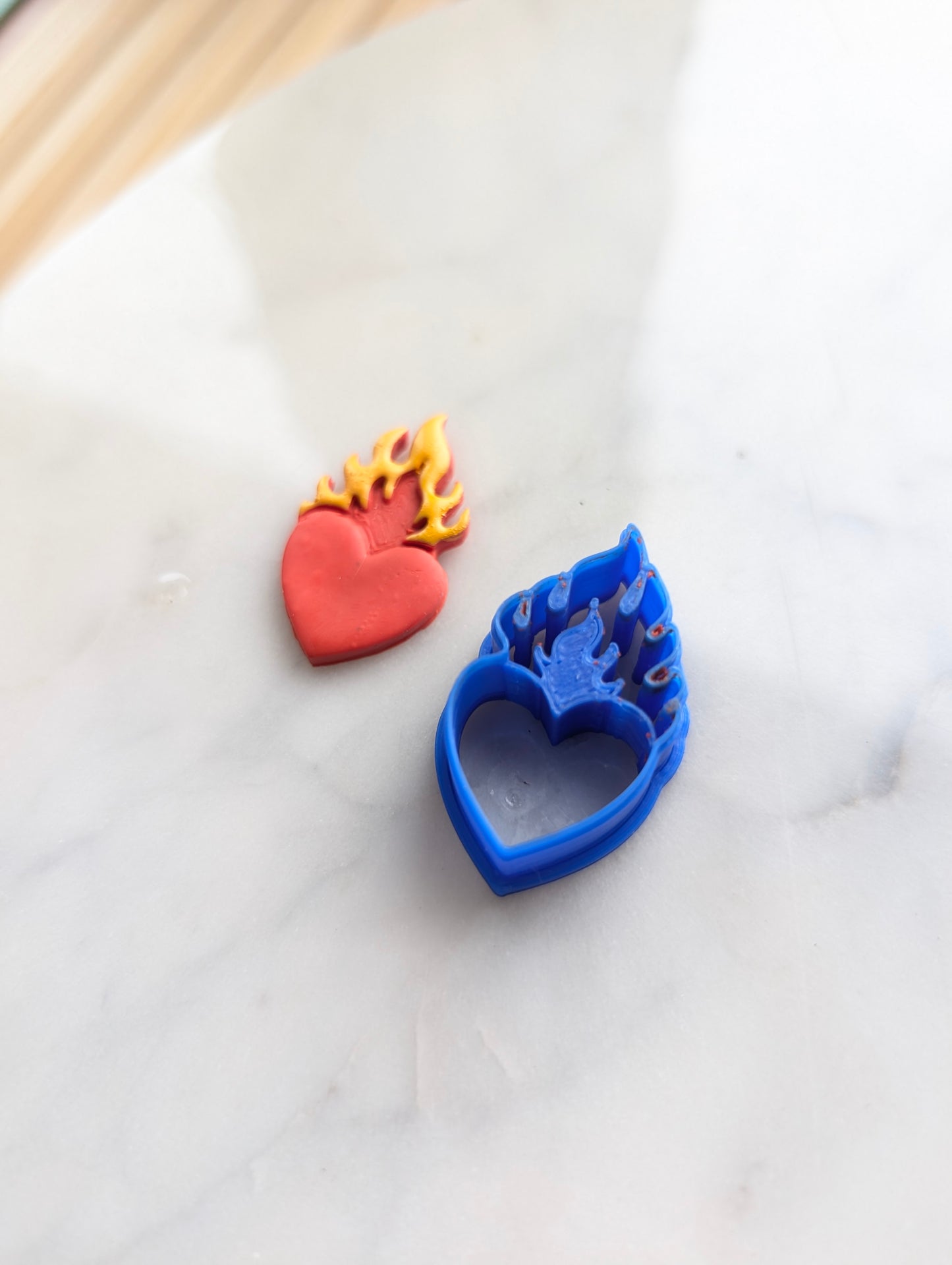 Heart on Fire Sharp Clay Cutter