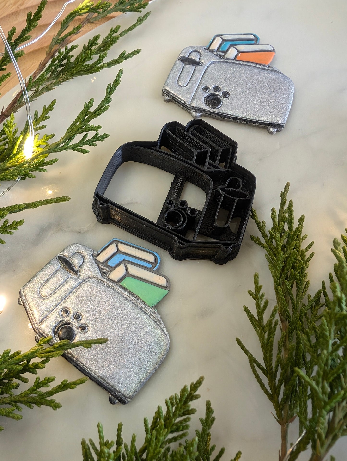 Toaster with Books Sharp Clay Cutter