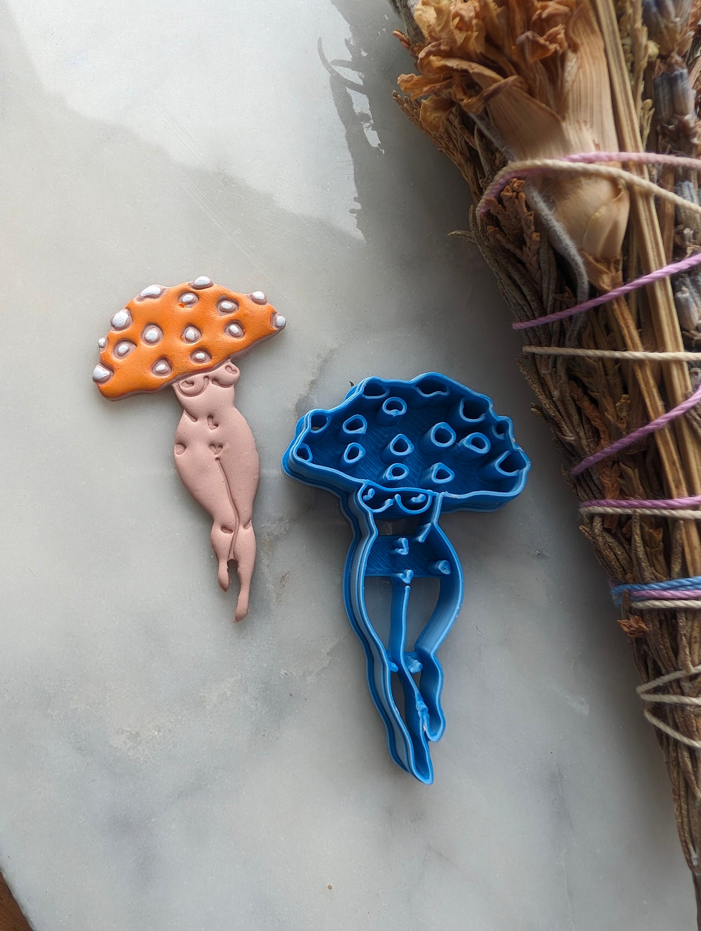 Mushroom Leggy Babe Sharp Clay Cutter