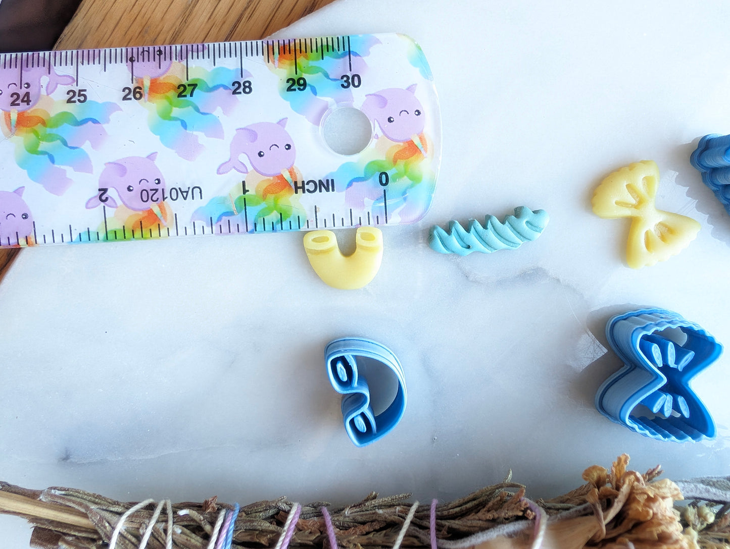 Pasta Noodle Trio Sharp Clay Cutter