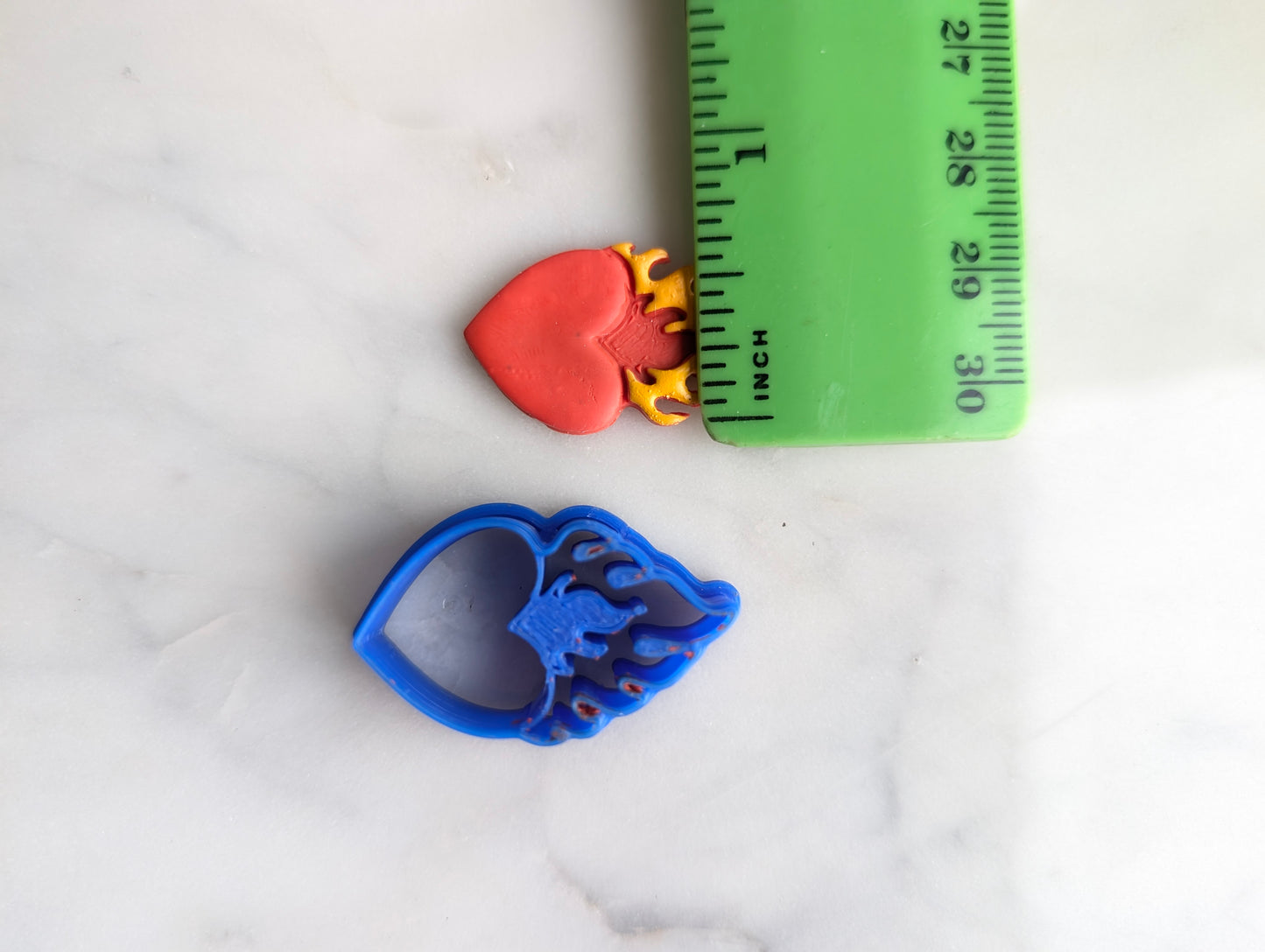 Heart on Fire Sharp Clay Cutter