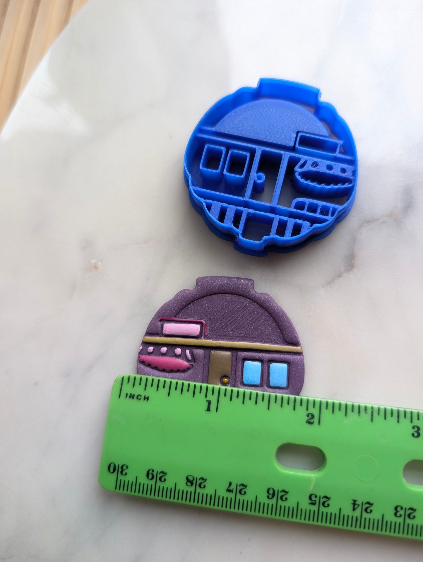 Pocket Dolly House Shell Inside Sharp Clay Cutter