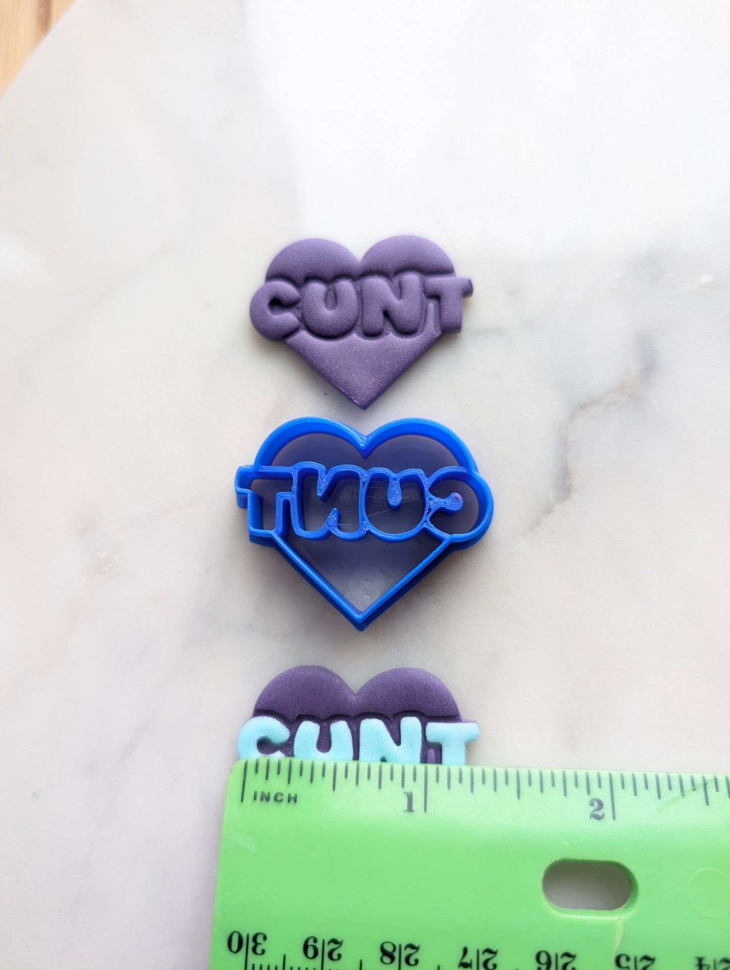 Cunt Heart Sharp Clay Cutter