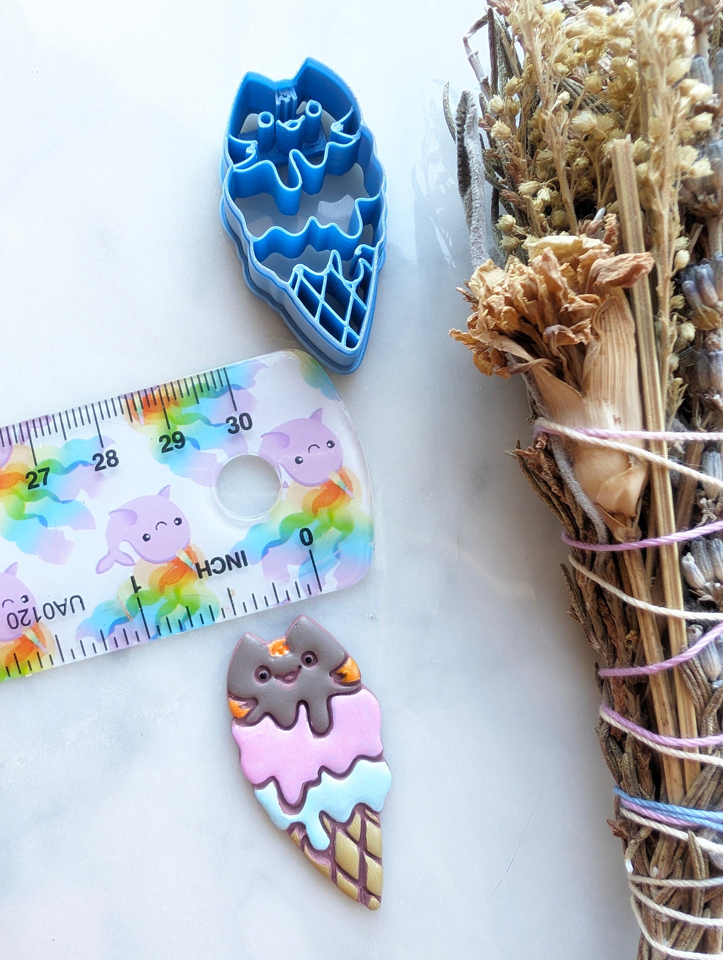 Ice cream Cone Cat Sharp Clay Cutter