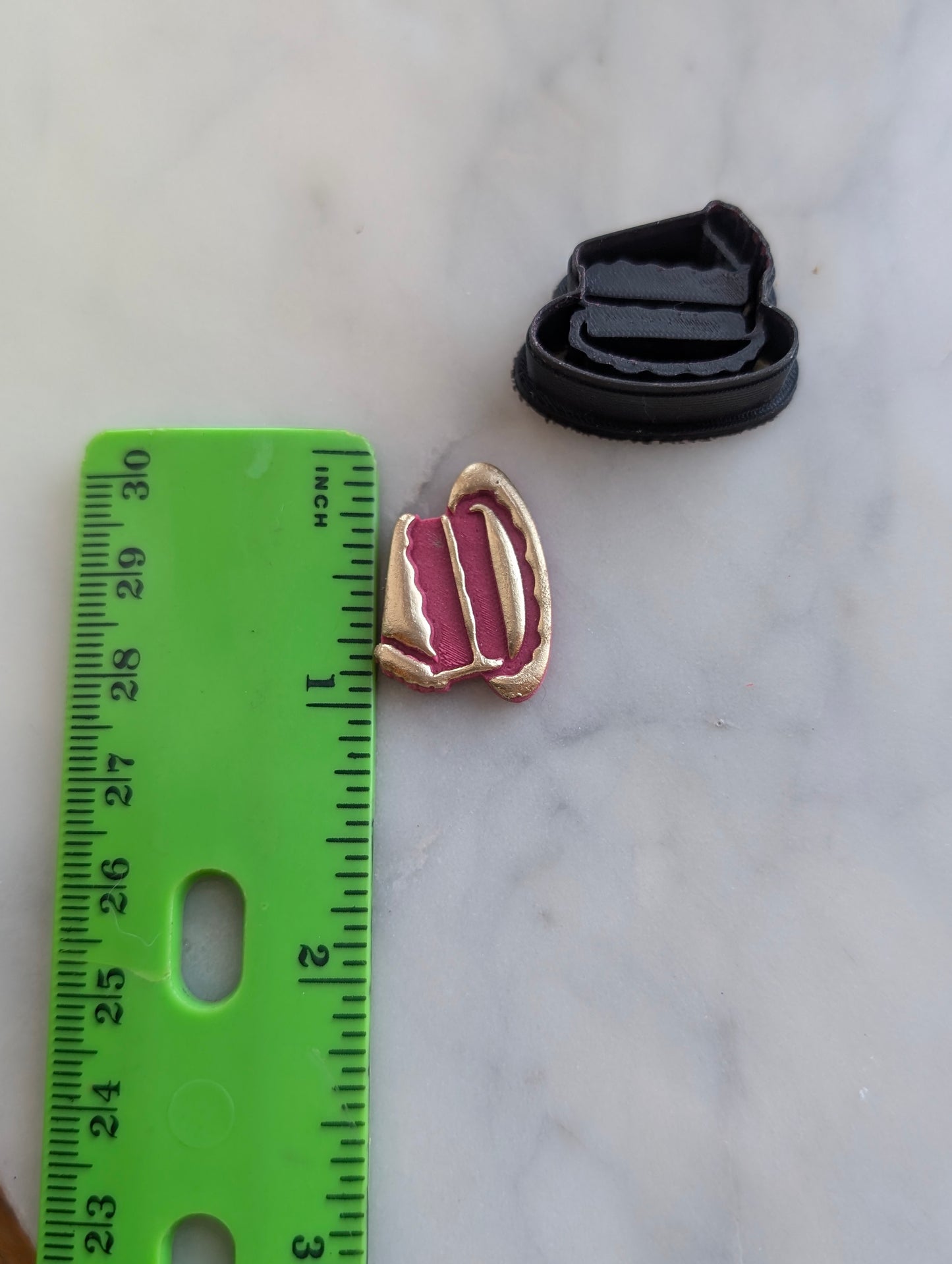 Piece of Frosted Cake Sharp Clay Cutter