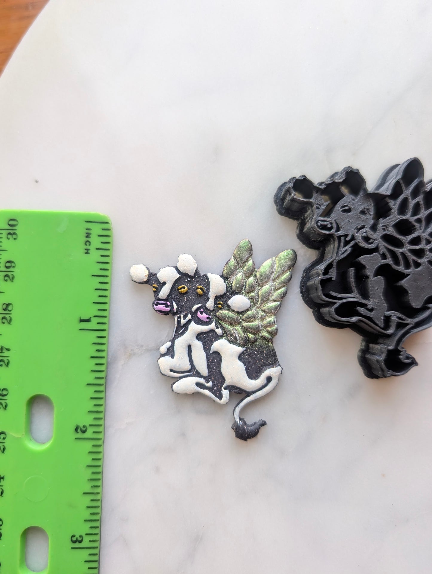 Two Headed Fairy Cow Sharp Clay Cutter