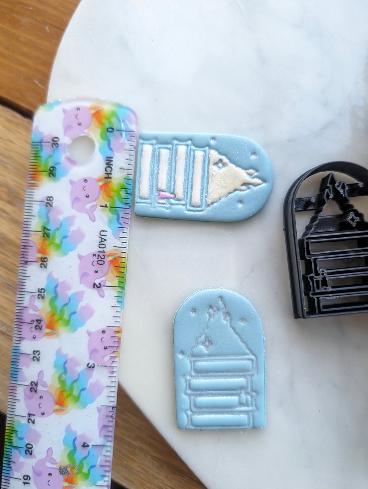 Castle on Stack of Books Sharp Clay Cutter