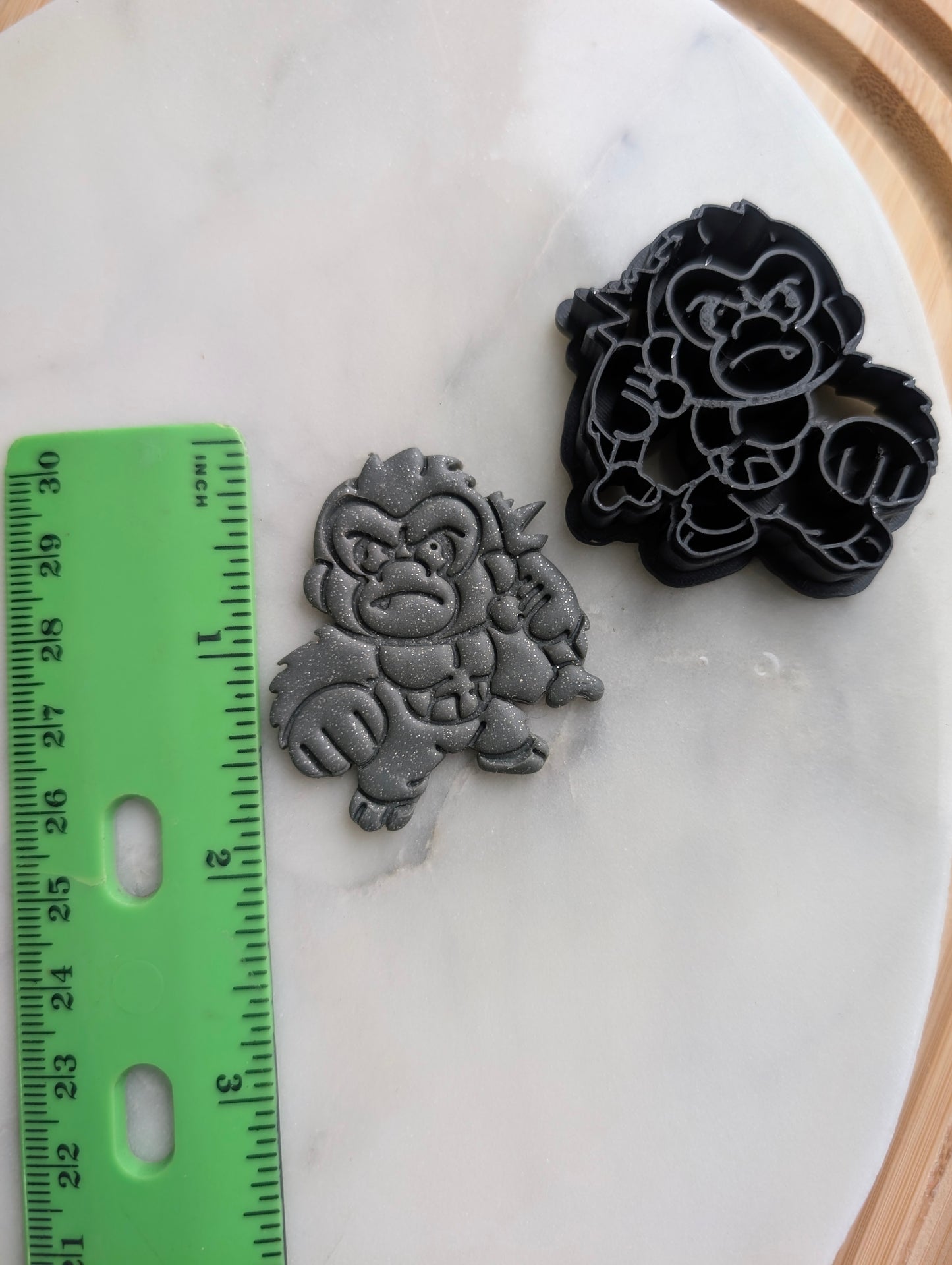 Kaiju King Kong Embossed Sharp Cutter for Clay and More