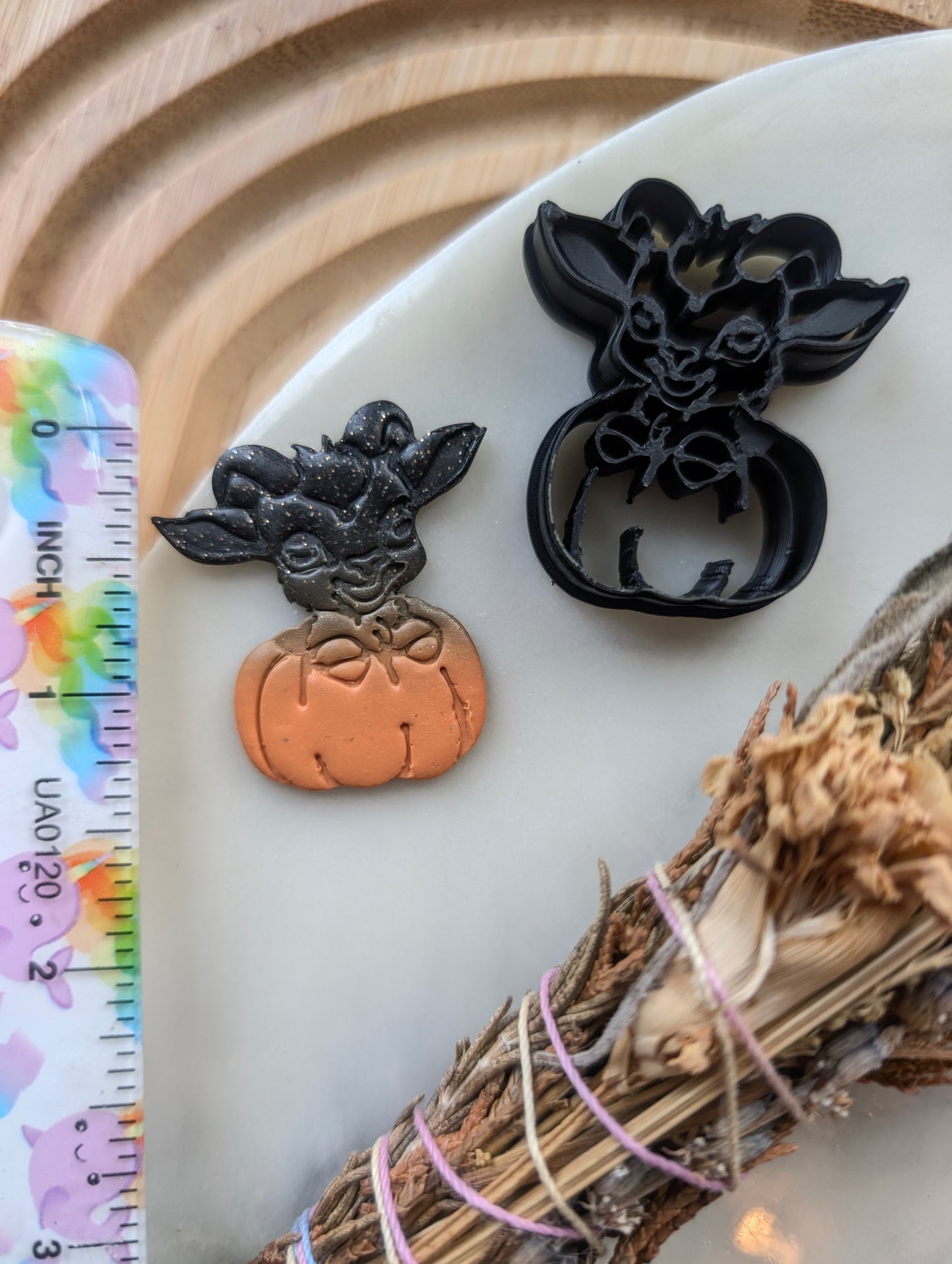 Goat in a Pumpkin Sharp Clay Cutter