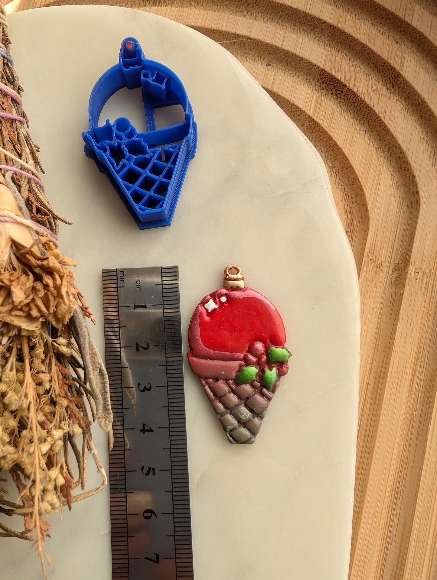 Christmas Ornament Ice Cream Cone Sharp Clay Cutter